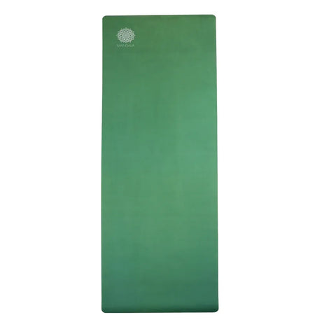 Mandala Yoga Mat Premium Bundle, Includes Yoga Mat 188cm H x 61cm W, Yoga Strap & Steel Hydration Bottle - Jade Green