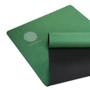Mandala Yoga Mat Premium Bundle, Includes Yoga Mat 188cm H x 61cm W, Yoga Strap & Steel Hydration Bottle - Jade Green