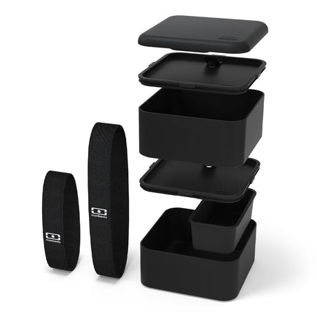 Monbento Mb Square Bento Box - Black Onyx