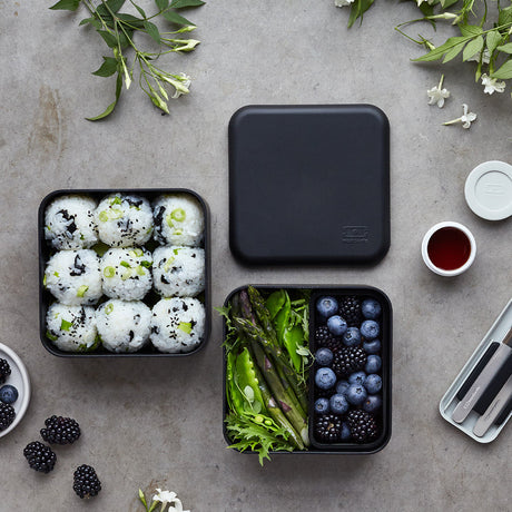 Monbento Mb Square Bento Box - Black Onyx