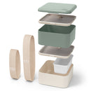 Monbento Mb Square Bento Box - Bi-Colour Green