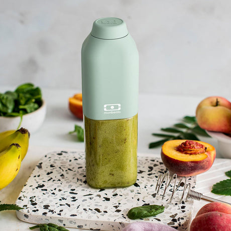 Monbento Mb Positive M Reusable Water Bottle - Green Natural