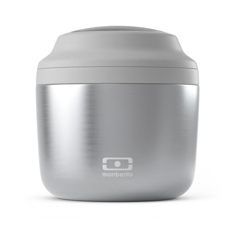 Monbento Mb Element Isolated Bento Box - Metallic Silver