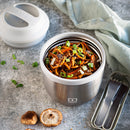 Monbento Mb Element Isolated Bento Box - Metallic Silver