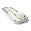Monbento Mb Pocket Plastic Cutlery Set - Colour Natural