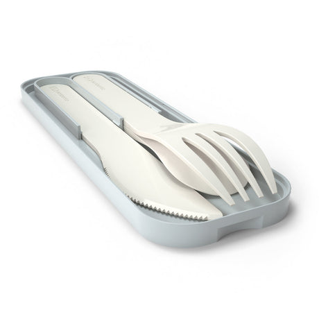 Monbento Mb Pocket Plastic Cutlery Set - Colour Natural