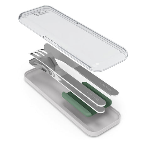 Monbento Mb Slim Box - Trio Knife - Green Natural