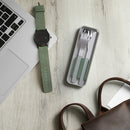 Monbento Mb Slim Box - Trio Knife - Green Natural