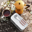 Monbento Mb Slim Box - Trio Knife - Rosa Moka