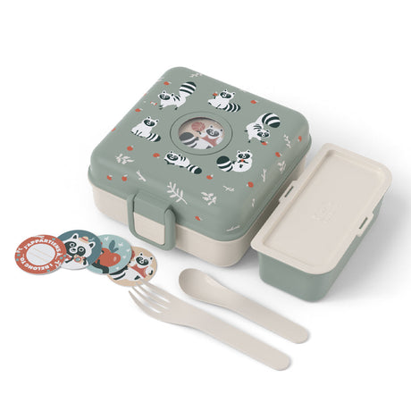 Monbento Mb Sandwich Lunch Box Snacky - Raccoon