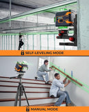 CIGMAN 4x360° 16 Lines Laser Level with Remote&APP Control, Self Leveling CM-S02