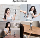 ULANZI MA30 Magnetic Phone Tripod Stand for iPhone - Aluminium Maglock Smartphone Mini Tripod Pocket Cell Phone Stand Dual-Sided Magnet Quick Mount Compatible with iPhone 16 15 14 13 12 Magsafe
(Dark Grey)
