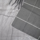 300TC Heidi Grey Reversible Cotton Quilt Cover Set King