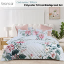Bianca Coleraine White Floral Printed Bedspread Set King