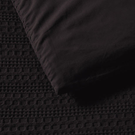 Bianca Kahlani Chocolate Waffle Quilt Cover Set King
