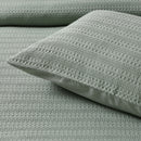 Bianca Kahlani Sage Waffle Quilt Cover Set Queen