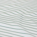 Ardor Frankie Sage Stripe Yarn Dyed Reversible Quilt Cover Set Queen