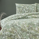 Ardor Solana Sage Watercolour Print Quilt Cover Set King