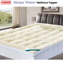 Ramesses 1200GSM Sherpa Winter Mattress Topper King Single