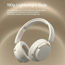JR SY-T7 Bluetooth 5.4 Over-Ear Headset Wireless Headphones with Noise Cancelling Mic (Black)