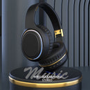 JR H6 Foldable Bluetooth 5.3 Wireless Headphone Over Ear Active Noise Cancelling Deep Bass Headset (Black)