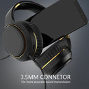 JR H6 Foldable Bluetooth 5.3 Wireless Headphone Over Ear Active Noise Cancelling Deep Bass Headset (Black)