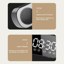 Wireless Bluetooth Speaker Alarm Clock Music Radio Player Timer Hands-Free Calling (Black)
