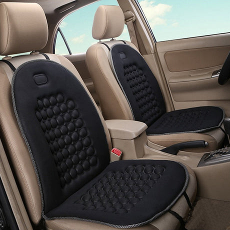 2Pack Universal Breathable Car Seat Pad Cover Mat Comfortable Chair Cushion (Beige)