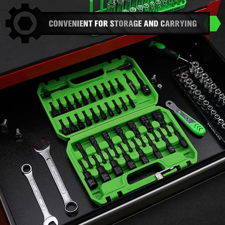 SWANLAKE SWANLAKE 39PCS Magnetic Hex Nut Driver Master Kit,1/4