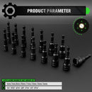 SWANLAKE 55Pc Magnetic Nut Driver Set Metric SAE 1/4" Hex Shank Socket Adapter