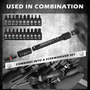 SWANLAKE 74Pcs Magnetic Nut Driver Set Impact Drill Socket Adapter Power Bit