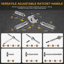 ELEAD 40in1 Ratchet Screwdriver Set Magnetic Precision Bits Adjustable T Handle