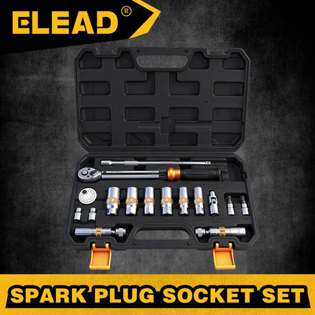 ELEAD 16Pc Spark Plug Socket Set 3/8