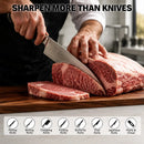 ELEAD 12pcs Knife Sharpening Kit 400/1000 3000/8000 Grit Whetstone Bamboo Base