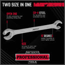 SEDY 4Pc Flare Nut Spanner Set SAE Brake Line Wrench Offset Head Organizer Pouch