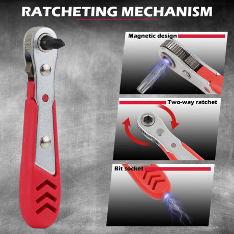 SEDY 235PC Screwdriver Bit Set Ratchet Handle Holders Security Bits Nut Drivers
