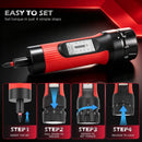 SEDY 64Pcs Torque Screwdriver Set 10-70 in-lb S2 Bits Magnetic Nut Driver Kit