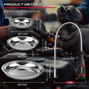 SEDY 4Pcs Magnetic Tray Pick-Up Tool Set Flexible Magnet Holder Auto Repair