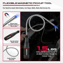 SEDY 4Pcs Magnetic Tray Pick-Up Tool Set Flexible Magnet Holder Auto Repair