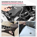 SEDY 4Pcs Magnetic Tray Pick-Up Tool Set Flexible Magnet Holder Auto Repair