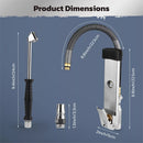 3in1 255PSI Tyre Inflator Car Motorcycle Air Tire Pressure Gauge Hose Pump Au