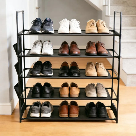 SEDY 5-Tier Shoe Rack Storage Organizer Shelves for 20–25 Pairs Bedroom Garage