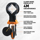 HORUSDY 4PCS Belt Clamp Set Spring Clamps 4M Adjustable Strap Frame Woodworking
