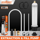 HORUSDY 200CC Manual Fluid Extractor Pump Oil Transfer Syringe Tool Automotive