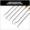 6Pc Extra Long Pick and Hook Set O Ring Seal Puller Remover Fuse Wire Scribe
