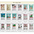 Large Christmas XMAS Hessian Santa Sack Stocking Bag Reindeer Children Gifts Bag, Cream - Santa Special Delivery