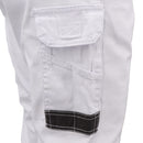 Men's Cargo Cotton Drill Work Pants UPF 50+ 13 Pockets Tradies Workwear Trousers, Navy, 38
