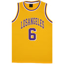Kid's Basketball Jersey Tank Boys Sports T Shirt Tee Singlet Tops Los Angeles, Yellow - Golen State 30, 2