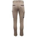 Men's Cotton Drill Cargo Work Pants UPF 50+ 13 Pockets Tradies Workwear Trousers, Navy, 38