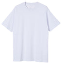 Adult 100% Cotton T-Shirt Unisex Men's Basic Plain Blank Crew Tee Tops Shirts, White, L